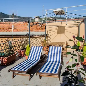 12 - Loft Terrazza Privata Gigante, In Centro A Soli 100m Dal Mare E Spiaggia , Moneglia Italia